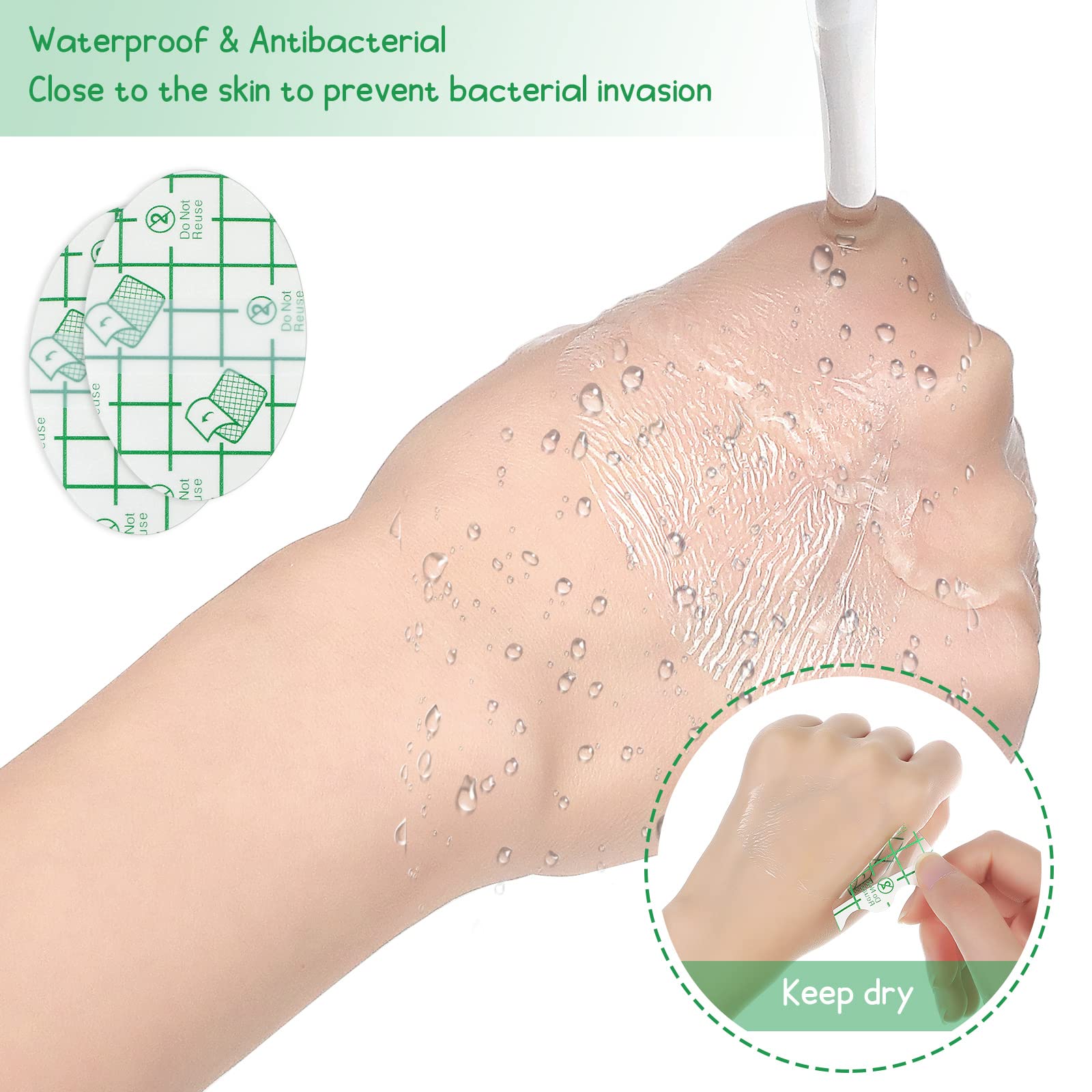 HANNEA 60Pcs Heel Protectors Invisible Waterproof Blister Tape Self-Adhesive Foot Care Sticker Wear-Resistant Pain Relief Tape Shoes Heel Stickers Wrap to Prevent Blister Friction(4.9 x 6.9cm) HANNEA 60Pcs Heel Protectors Invisible Waterproof Blister Tape Self-Adhesive Foot Care Sticker Wear-Resistant Pain Relief Tape Shoes Heel Stickers Wrap to Prevent Blister Friction(4.9 x 6.9cm)